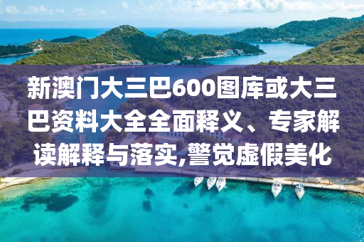 新澳门大三巴600图库或大三巴资料大全全面释义、专家解读解释与落实,警觉虚假美化